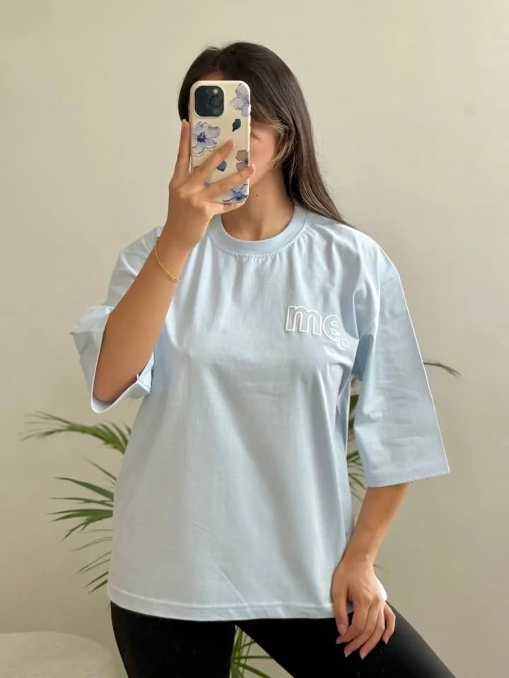 تیشرت باکسی نخ پنبه 